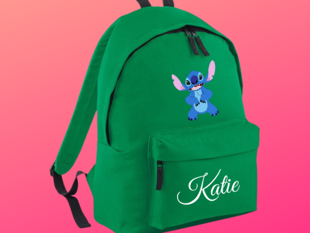 Dark Green School Bag - A4 Size Hot on Sale