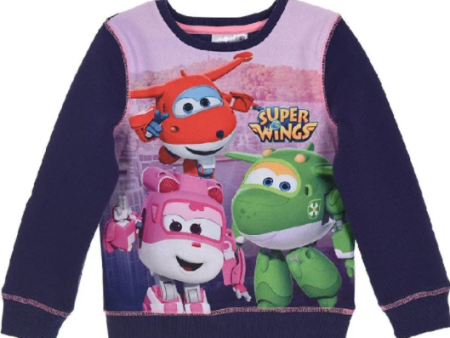 Super Wings Sweatshirt Blue For Cheap