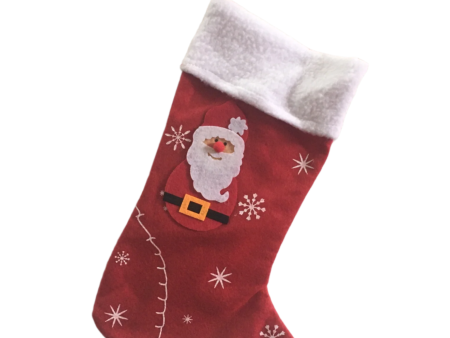 Santa Clause Christmas Stocking on Sale