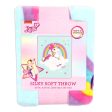 Jojo Siwa Unicorn Cloud 40  x 50  Plush Throw Online Sale