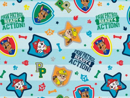 Nickelodeon Paw Patrol Pups in Action Fabric by the yard Cheap