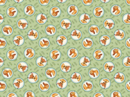 Disney Bambi Thumper Badge Fabric by the yard Online Hot Sale