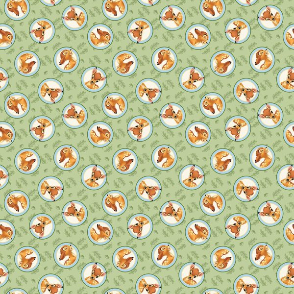 Disney Bambi Thumper Badge Fabric by the yard Online Hot Sale