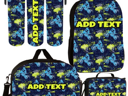 Personalized Backpacks, Lunch Bags, Duffel Bags, or Water Bottles with Full-Color - Motocross Supply