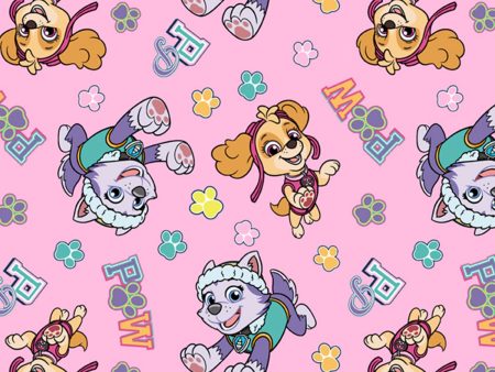 Nickelodeon Paw Patrol Team Skye and Everest Fabric by the yard Online Sale