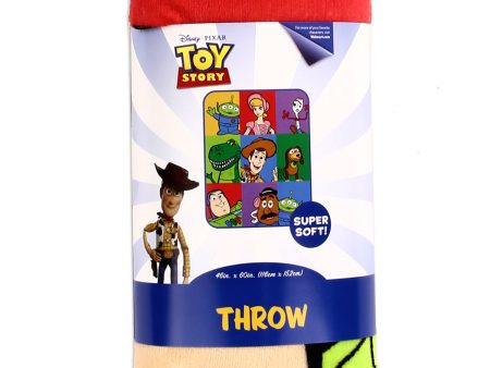 Toy Story Squares 46  x 60  Super Soft Plush Throw Online Sale