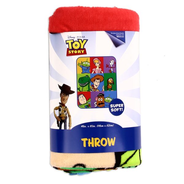 Toy Story Squares 46  x 60  Super Soft Plush Throw Online Sale