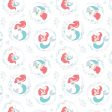 Disney Princess Little Mermaid Ariel Swirl Fabric by the yard For Discount