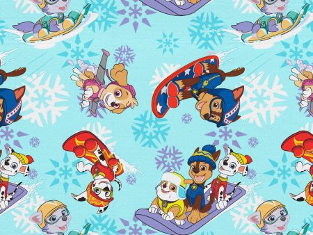 Nickelodeon Paw Patrol Sled Fabric by the yard Supply