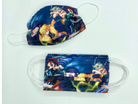 Anime Demon Slayer Disposable Face Mask x10 Hot on Sale