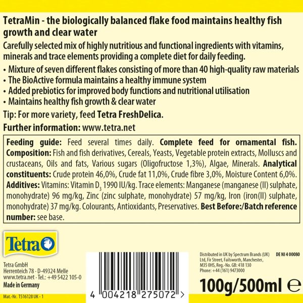 Tetra Tetramin Tropical Food, 500 ml Sale