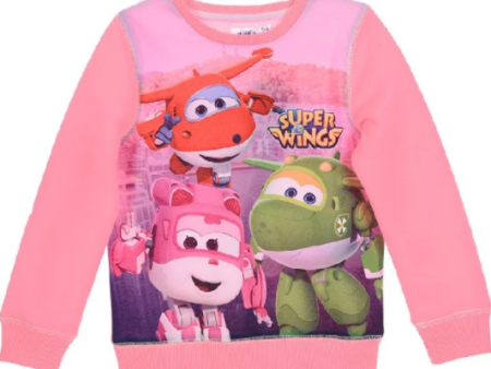 Super Wings Sweatshirt Pink Fashion