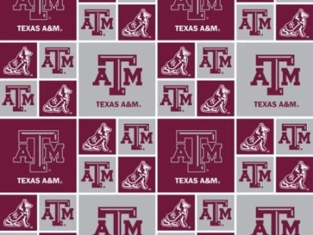 Texas A&M Aggies Cotton Fabric by the yard Online