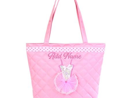 Personalized Embroidered Ballerina Dance Tote Bag Fashion