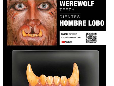 Reißzähne Werwolf Gebiss Discount