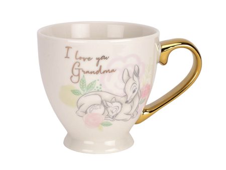 Bambi Teacup - I Love You Grandma on Sale