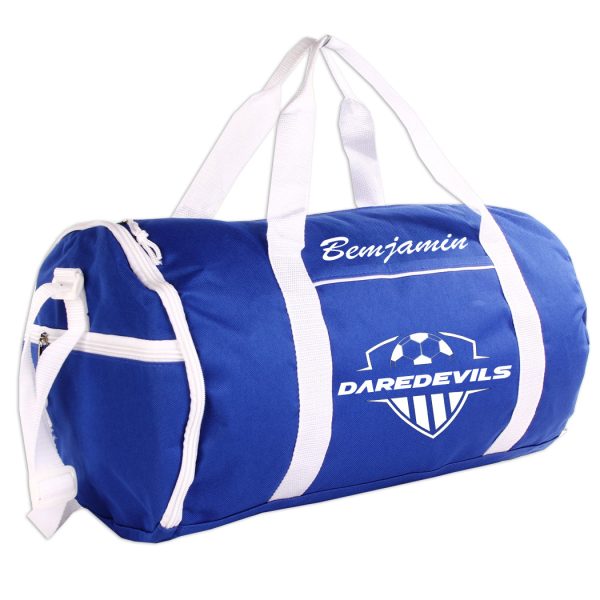 Personalized Sport Gym Roll Duffel Bag - Soccer (Available in 4 Colors) Sale