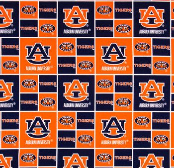 Orange College of Auburn Fabric by the yard For Sale