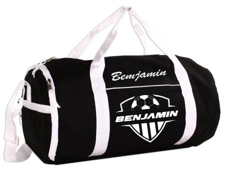 Personalized Sport Gym Roll Duffel Bag - Soccer (Available in 4 Colors) Sale