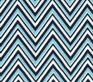 Blue Navy Chevron Rick Rack Zig Zag Geometric Fabric by the yard Online Hot Sale