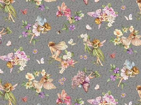 The Dancing Flower Fairies Fabric by the yard Online Sale