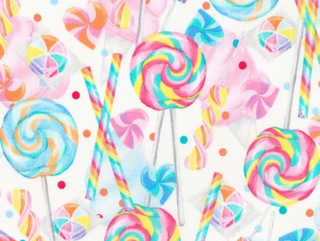 Candy Lollipop Candies Fabric by the yard Online Sale