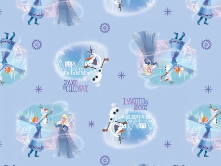 Disney Frozen and Olaf Season To Celebrate Fabric by the yard Online Hot Sale