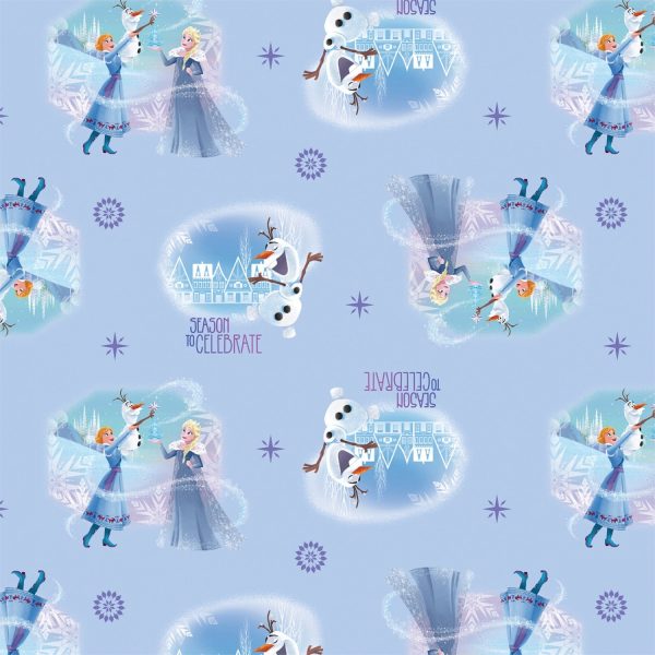 Disney Frozen and Olaf Season To Celebrate Fabric by the yard Online Hot Sale