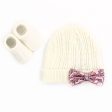 Baby Girl s Knit Hat & Booties Set (non-personalized) Online Hot Sale