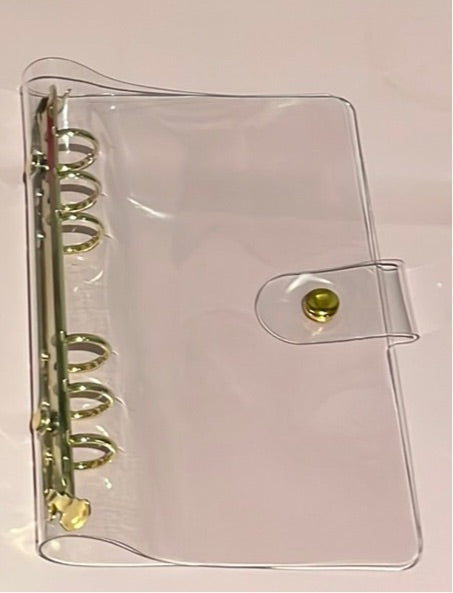 Clear Gold A6 Binder on Sale