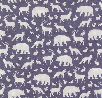 Woodland Bears Foxes Deers Fabric by the yard Cheap