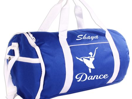 Personalized Sport Gym Roll Duffel Bag - Dance (Available in 4 Colors) Hot on Sale