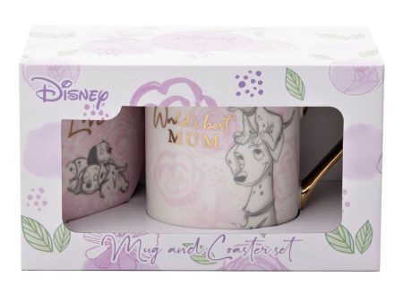 101 Dalmation Mug and Coaster - Worlds Best Mum Fashion