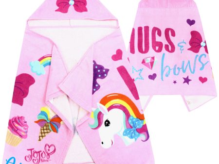 Personalized Embroidered Hooded Towel - Jojo Siwa Hot on Sale