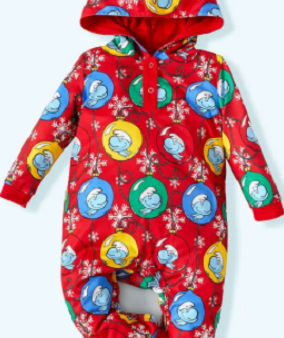 Smurf Christmas Hooded All In One on Sale