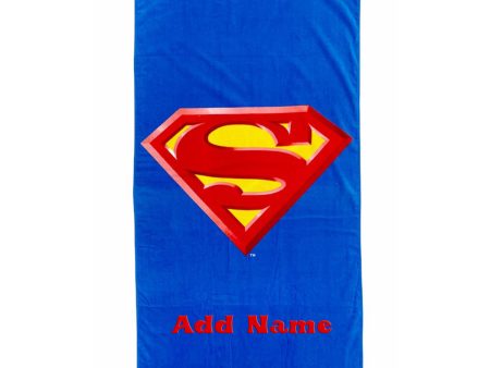 Personalized Beach   Pool Towel - Superman For Sale