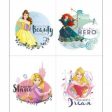 Disney Princess Heart Strong - See The Beauty Panel approx. 36in x 44in Fabric by the panel Sale