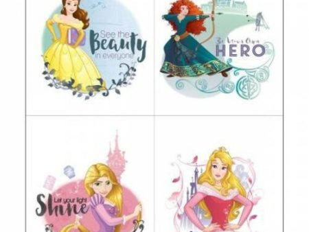 Disney Princess Heart Strong - See The Beauty Panel approx. 36in x 44in Fabric by the panel Sale