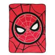 Spider-Man Glow In The Dark 46  x 60  Super Soft Plush Throw Sale