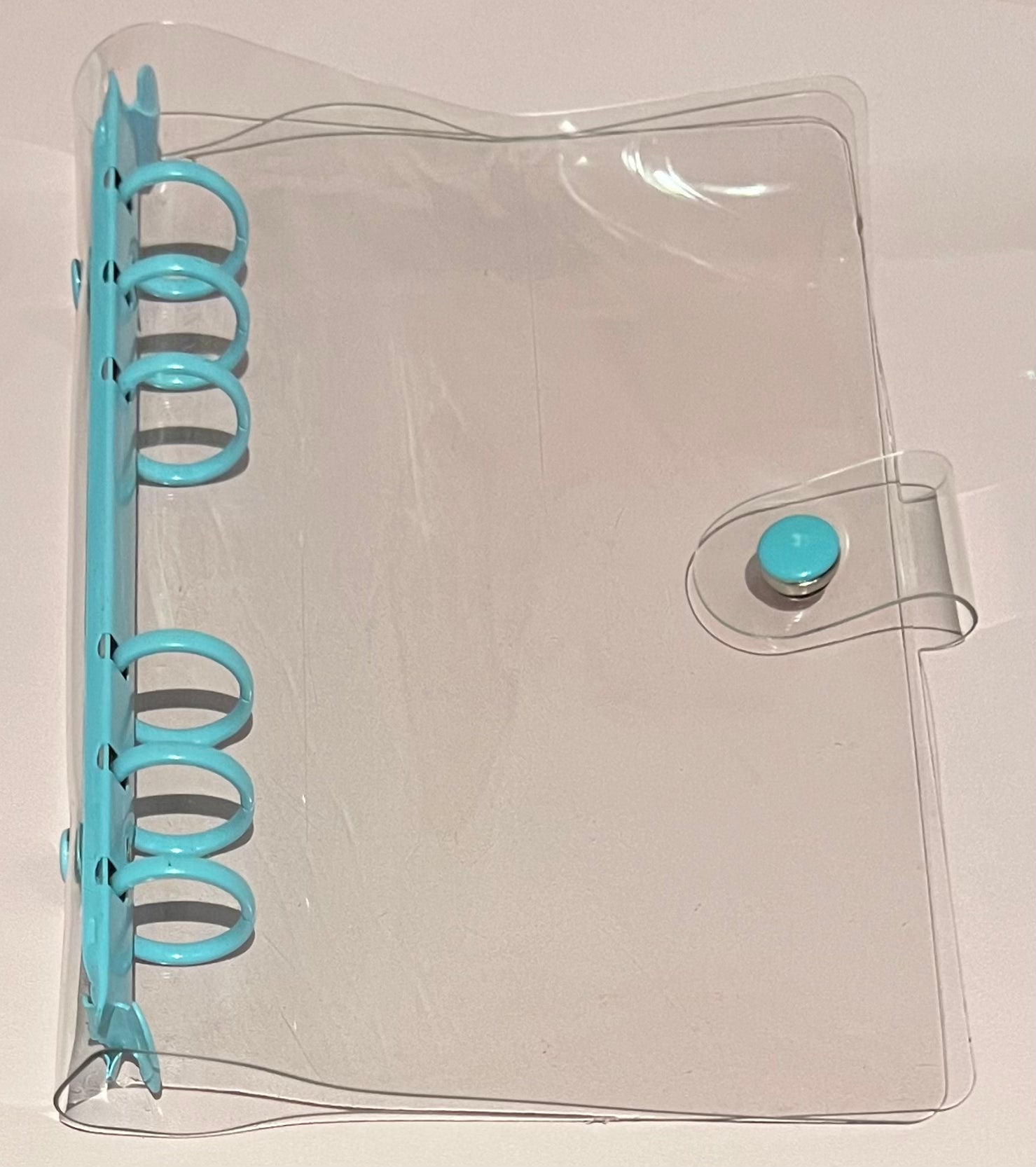 Clear Blue Blossom A6 Binder Hot on Sale