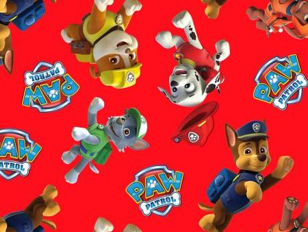 Nickelodeon Paw Patrol Toss Fabric by the yard Fashion