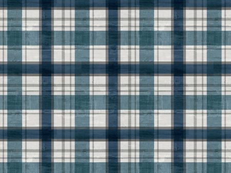 A Day At The Lake Check Plaid Gingham Fabric by the yard Fashion