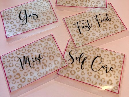 (Premade) Leopard Cash Envelopes Supply