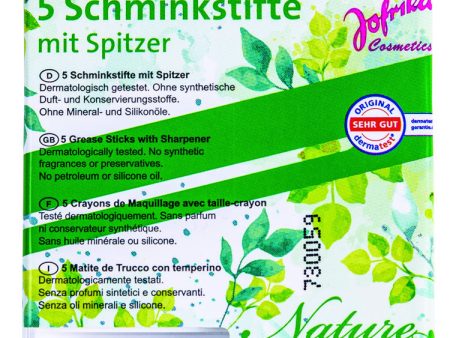 5 Natur Schminkstifte mit Spitzer Discount