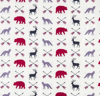 Woodland In The Woods Arrows and Animals Fabric by the yard Online Hot Sale