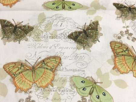 Butterflies Vintage Butterfly Fabric by the yard For Cheap