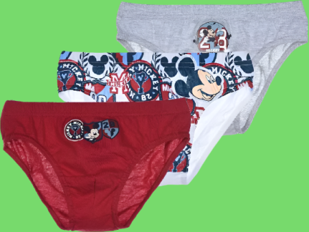 Mickey Mouse 3 Pair of Briefs Knickers Online Sale