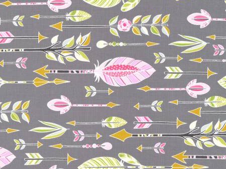 Aztec Arrow Go Your Own Way Geometric Fabric by the yard For Cheap