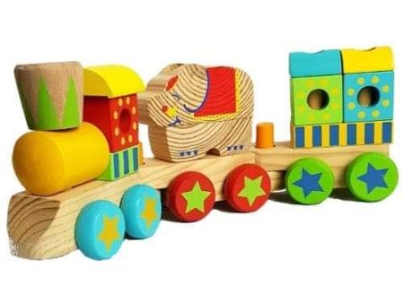 Wooden Circus Train Cheap