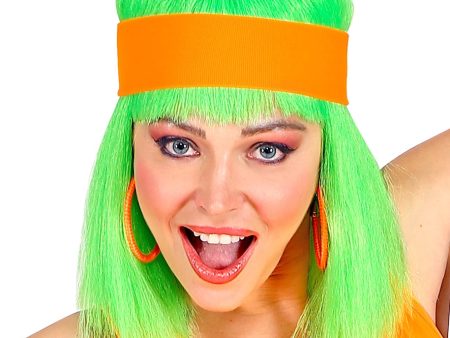 Neon Party Stirnband Orange Hot on Sale